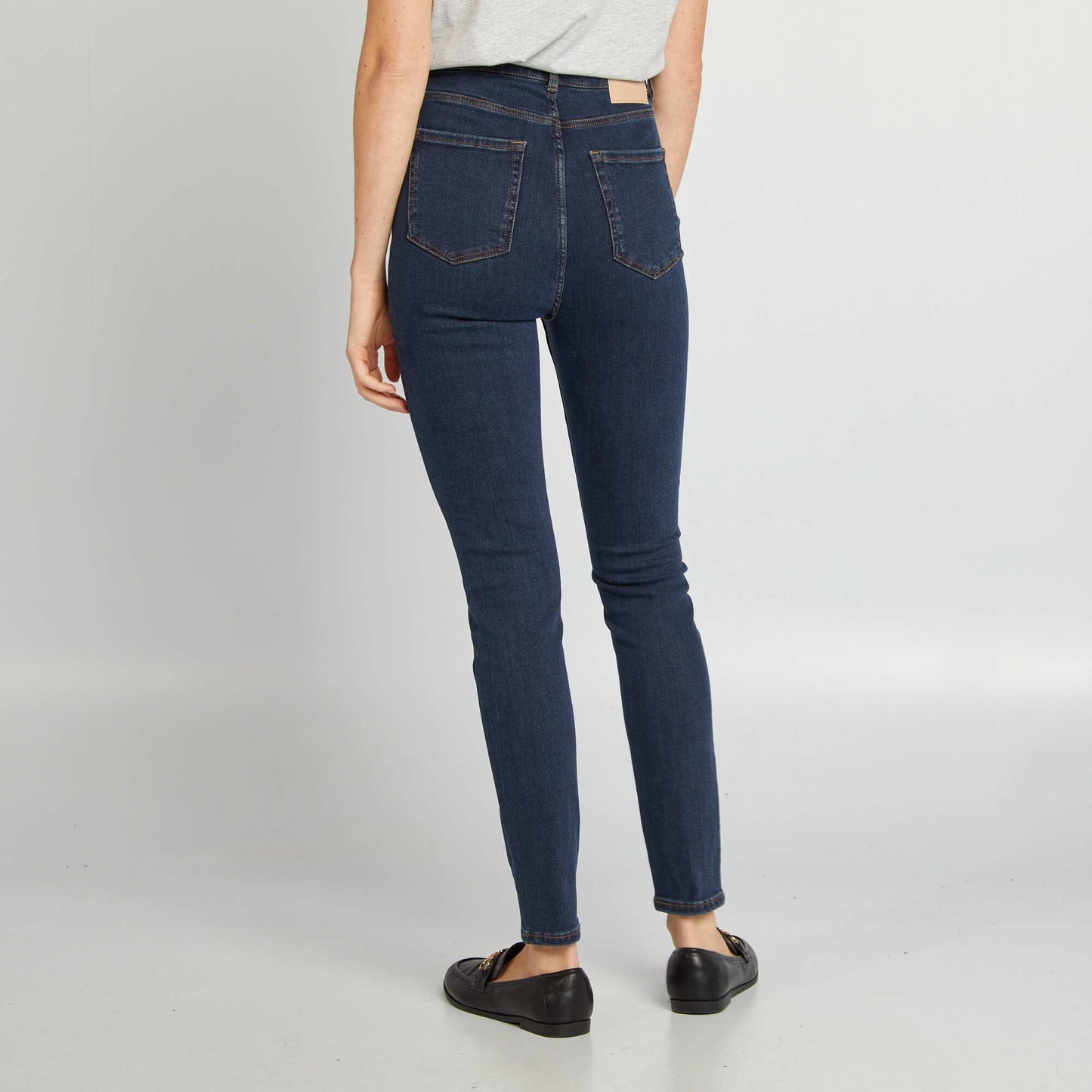 High-rise skinny jeans BLUE