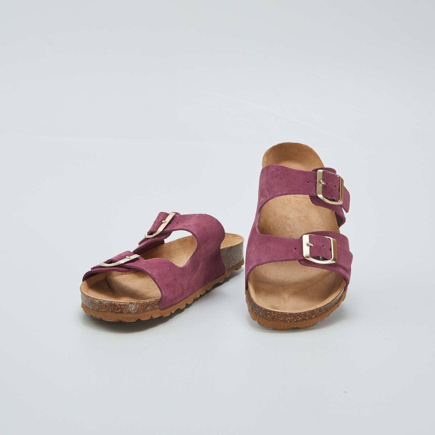 Sandals with double straps