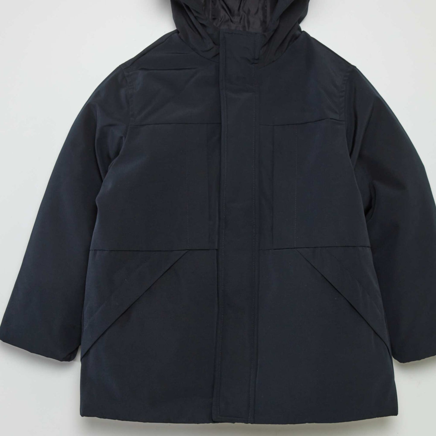 Hooded parka black