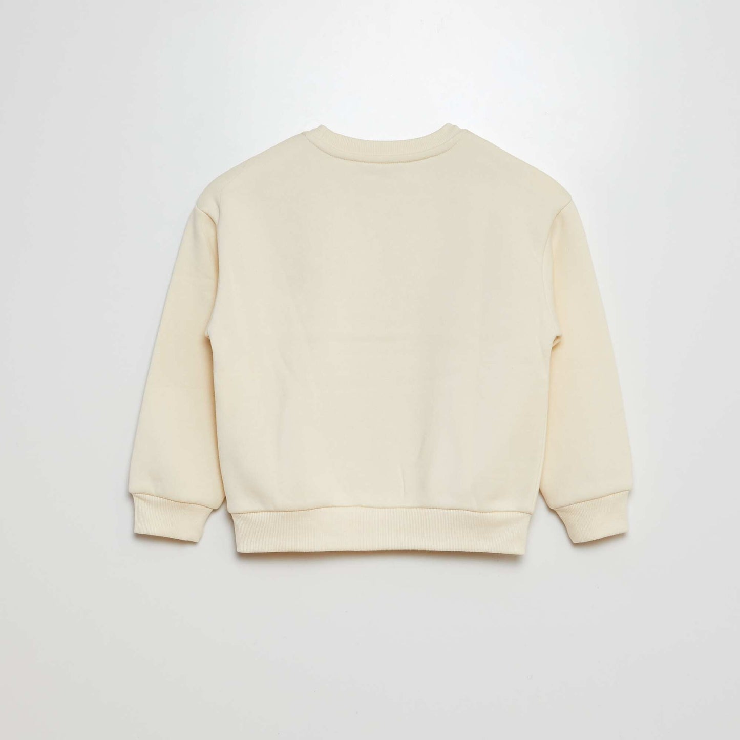 Plain sweatshirt WHITE