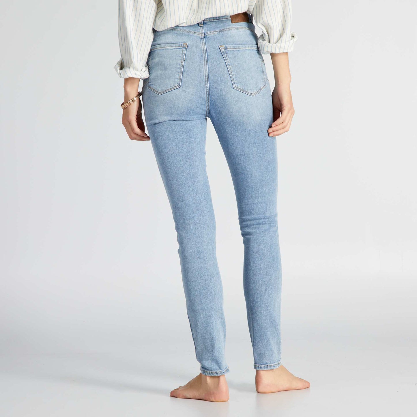 High-rise skinny jeans - L30 Blue