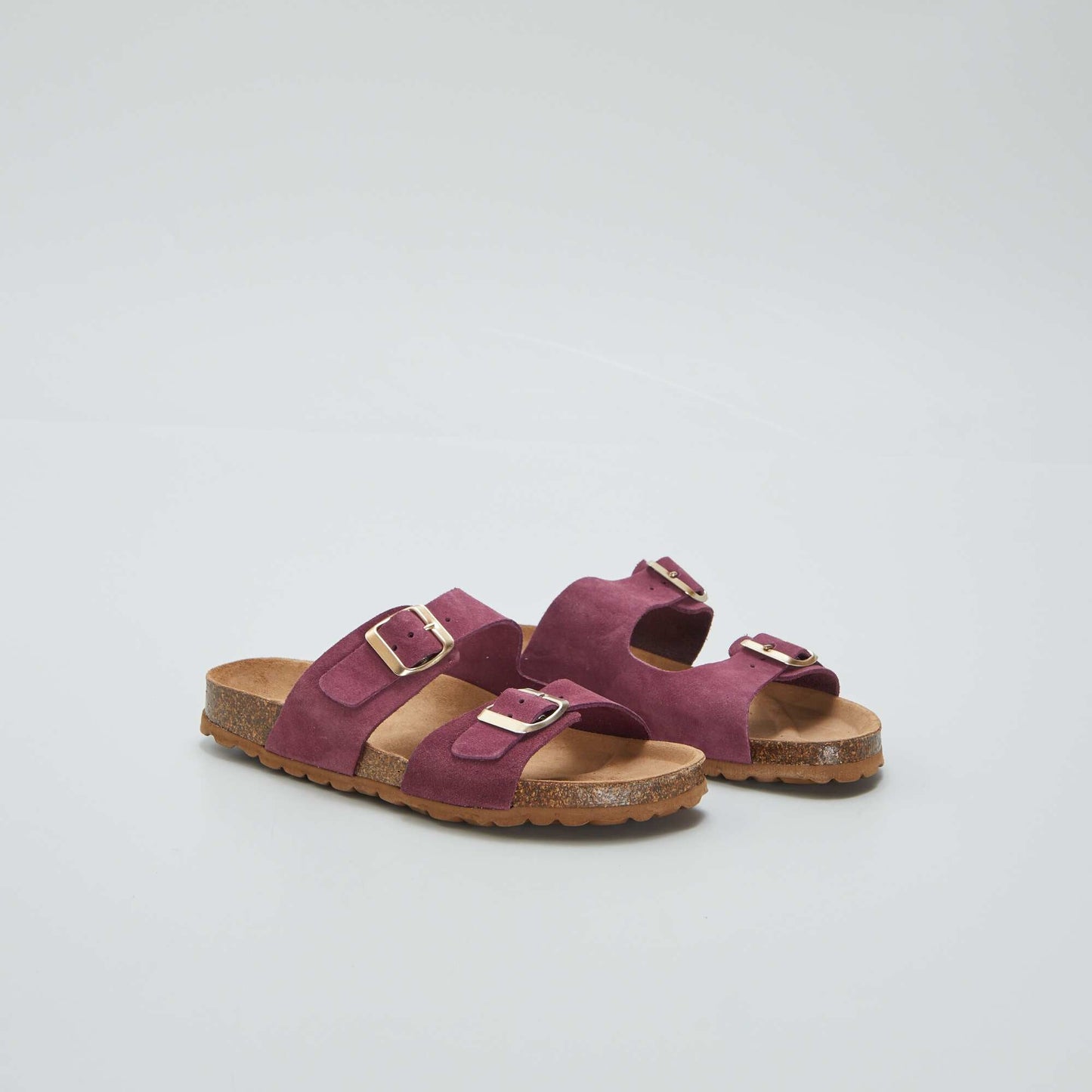 Sandals with double straps