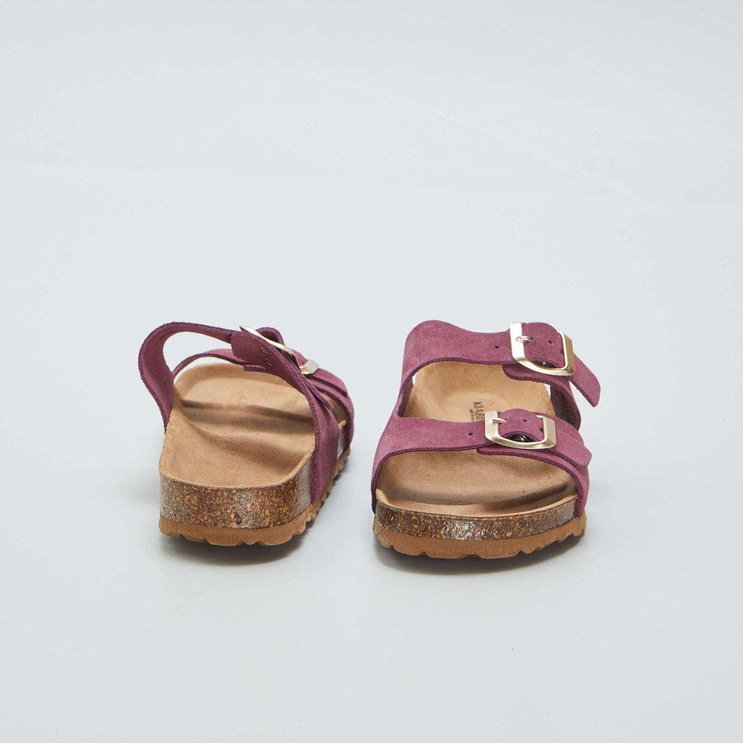 Sandals with double straps