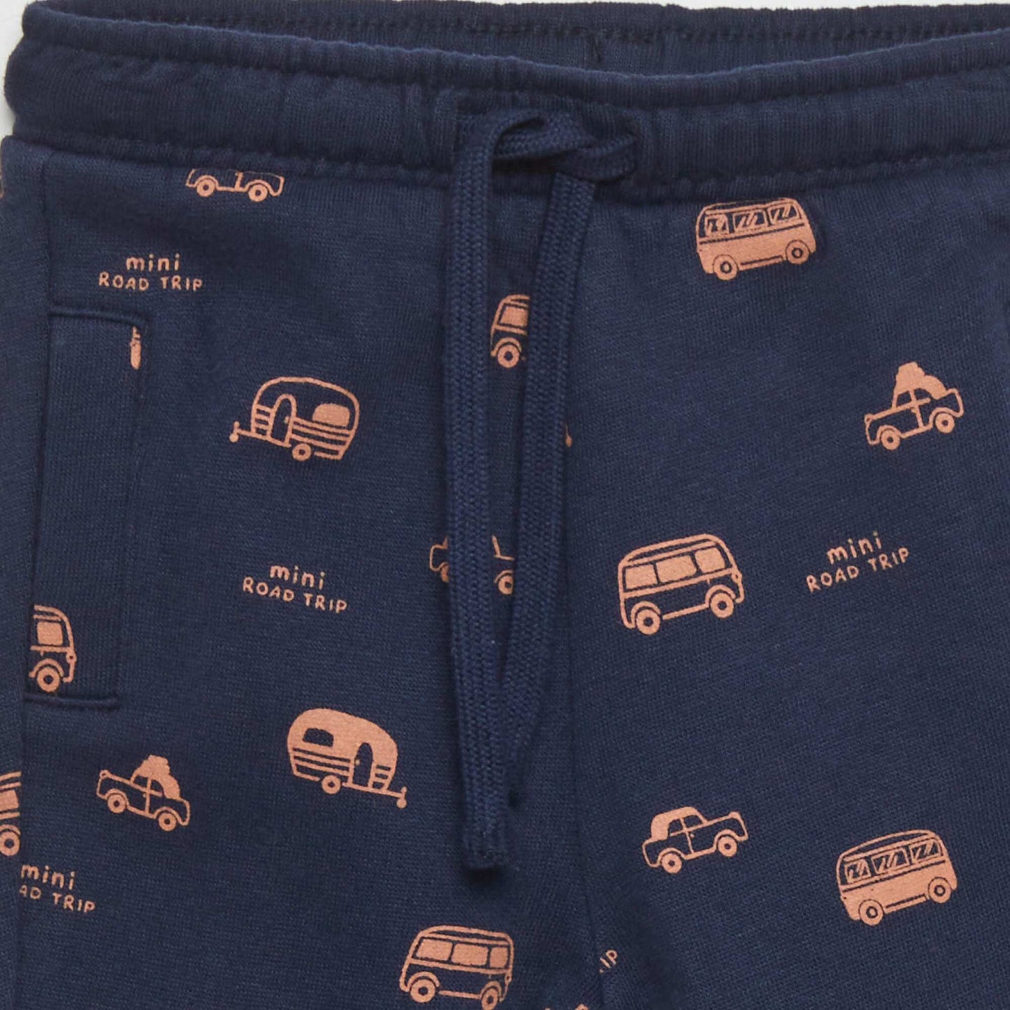 Patterned joggers BLUE