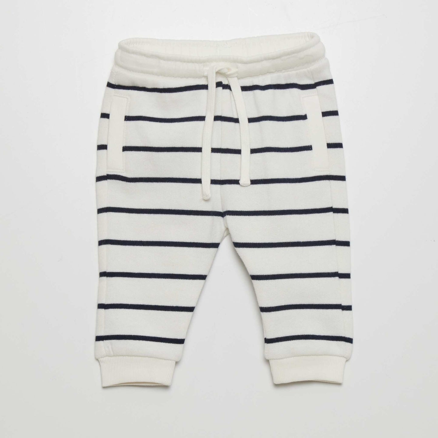 Patterned joggers WHITE