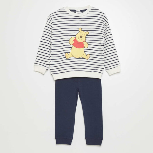 Disney pyjama sweatshirt + bottoms - 2-piece set WHITE