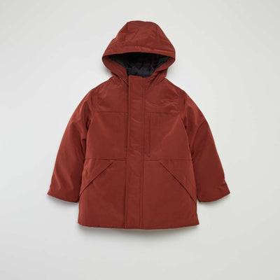 Hooded parka RED