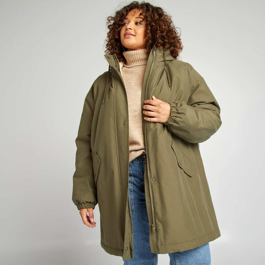 Hooded parka KHAKI