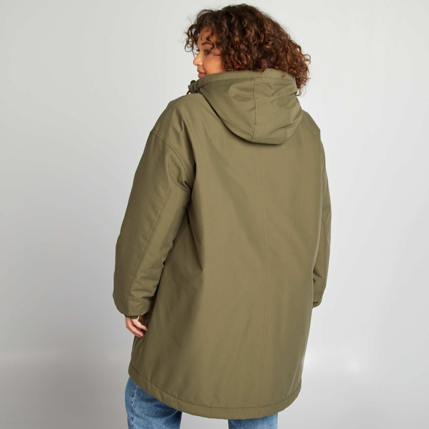 Hooded parka KHAKI