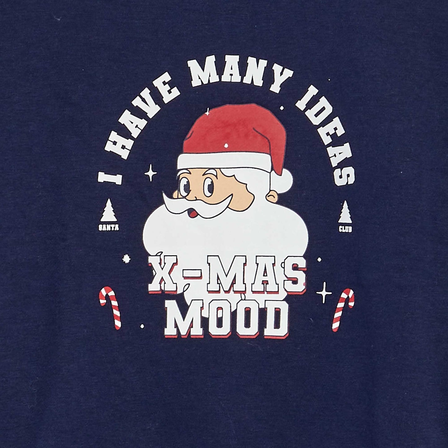 Snowman print sweatshirt BLUE