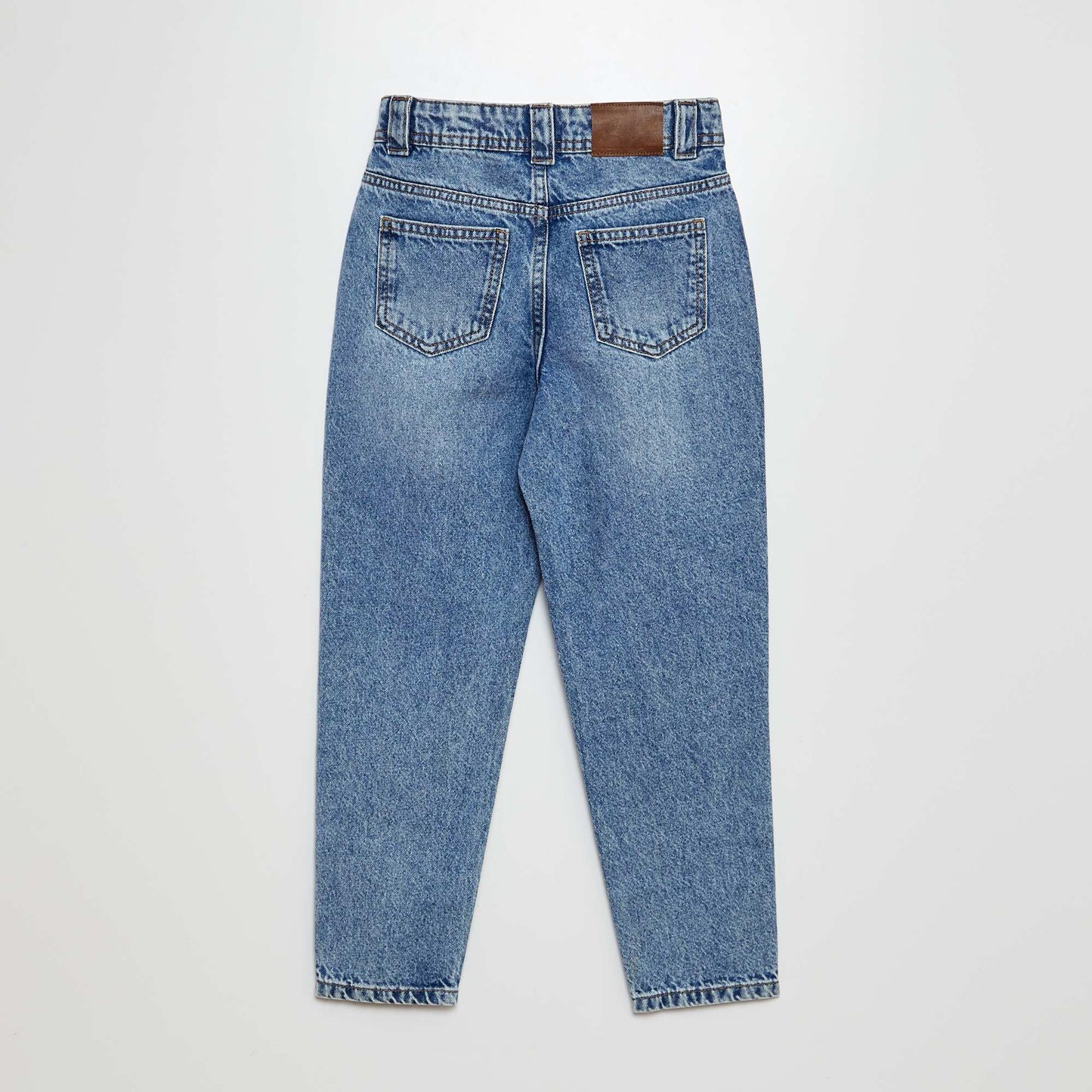 Mom jeans with fancy beads BLUE